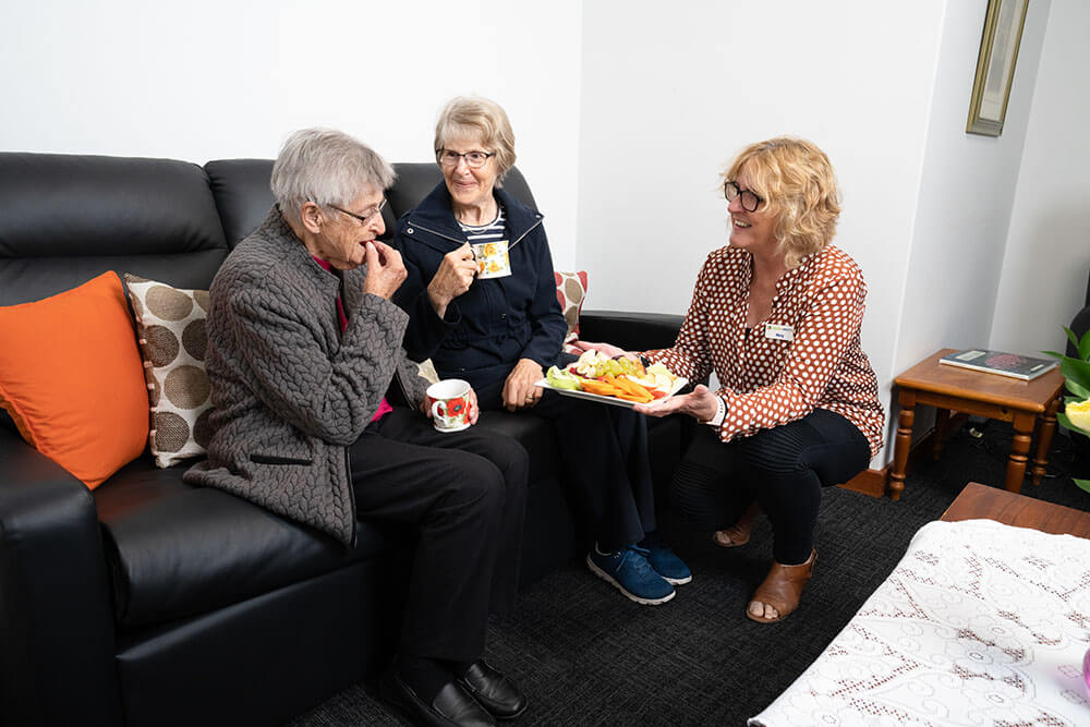 Fruit and snacks at Carers and Disability Link