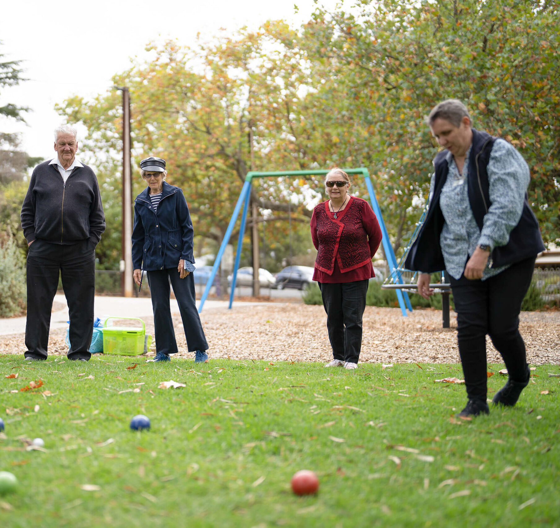 Seniors enjoying a group activity through CHSP